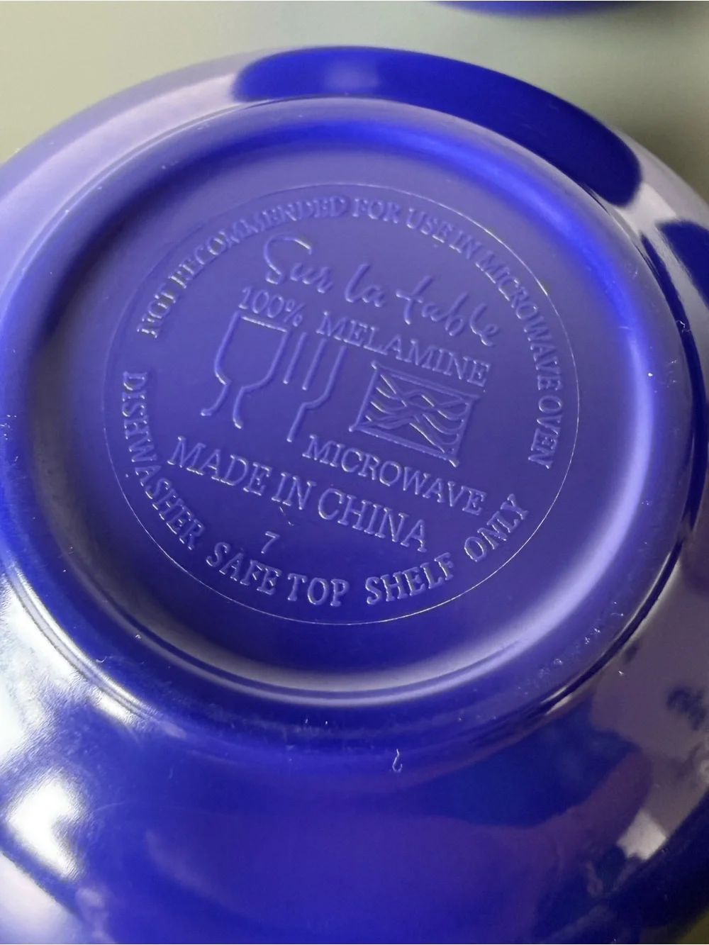 Sur La Table 5 Nesting Measuring Royal Blue Fuschia 1/8 C to 2 C Melamine